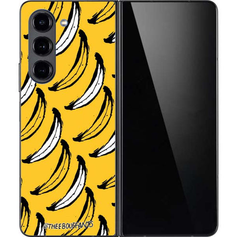 Bouffants and Broken Hearts Bananas Galaxy Z Fold5 5G Skin